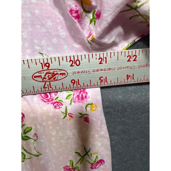 Mary Marshmallow Block Color Flowered Tiered Dress Size L/XL $198 - Picture 8 of 9